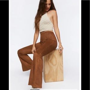 Vintage UNITED COLORS Of BENETTON Genuine Suede Brown Tan Pants